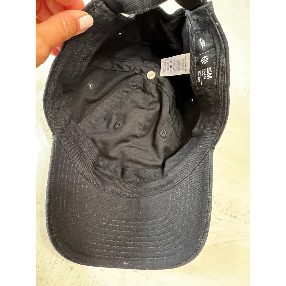 Nike Club Unstructured Futura Wash Cap Black S/M - Picture 3 of 4